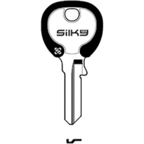 20 x SILCA VI086DZ CHIAVE PROFILO SILKY OTTONE