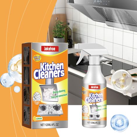 Schaumreiniger für die Küche, geeignet für Kochfelder, Dunstabzugshauben und hartnäckige Fett- und Schmutzablagerungen – 120 ml -- BIEMMEDUE (1/5)