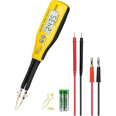 Smart SMD Testeur Numérique HP-990B Multimètre Testeur Pince Clips de Test Intelligents Affichage 4000HoldPeak HP-990B Auto Range SMD Meter Resistor Capacitor Diode/Continuity/Battery Tester 4000Count