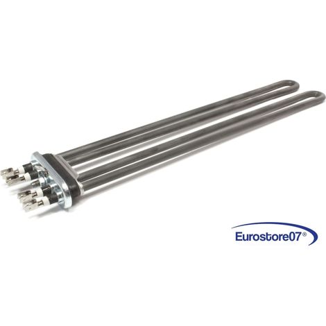RESISTENZA   LAVASTOVIGLIE PROFESSIONALE  6000W JUNO 214287    385x59mm. (1/4)