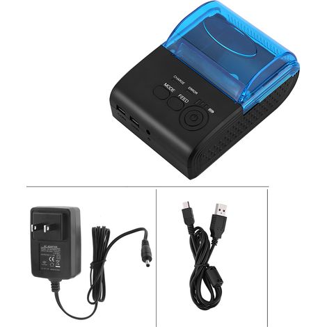 Imprimante thermique Bluetooth 4.0 mini 58mm pour Android/Windows, prise US, compatible POS/ESC/STAR (1/5)