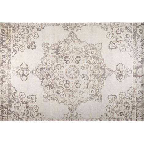 ALFOMBRA VINTAGE COLOR BEIGE LAVABLE 120X170 CM