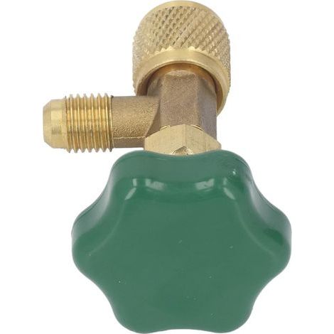 Kältemittelventil, SAE-Anschluss, 1/4 Zoll, Kupfergehäuse, ABS-Griff, wasserdicht, für Klimaanlagen (1/5)