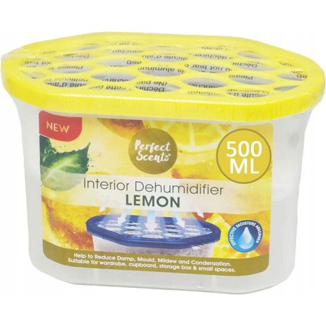 Absorbeur d'humidité au chlorure de calcium Perfect Scents Lemom 500 ml