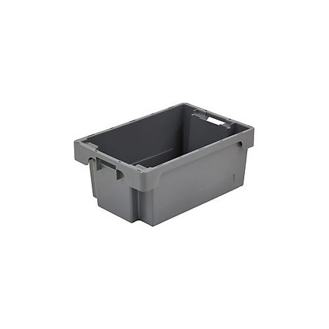 Recipientes apilables por giro de PEAD  capacidad 40 l  paredes