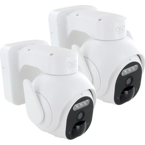 Telecamere esterne - DIO CONNECTED HOME - Set di 2 - Rotative - Batteria - 3MP (1/5)