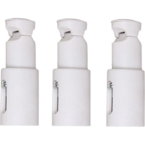 3 Pièces Fixations pour Radiateur Sèche Serviette. Support de Fixation pour Radiateur. Convient aux Radiateurs de Salle de Bains Droits ou Courbés (1/4)