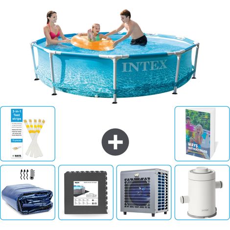 Intex Piscina con struttura Rotonda - 305x76 cm - 7-pezzi  S16 (1/5)