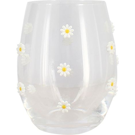 Lot de 4 gobelets 40cl en verre, MARGUERITE
