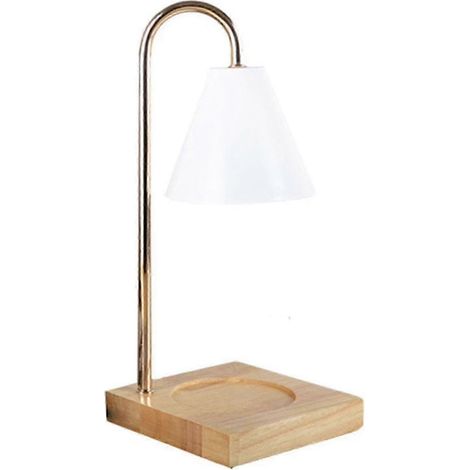 Lampe chauffe-bougie à intensité variable pour faire fondre la cire, support de lampe de table parfumée hwy (1/3)