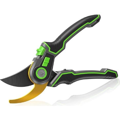 Gartenschere SK5 mit Klinge aus hochkohlenstoffhaltigem Stahl für frisches Holz bis maximal 22 mm Durchmesser, mit Sicherheitsverriegelung für Pflanzen und Blumen