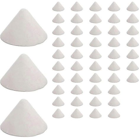 50 clous de four à poterie, supports de four à céramique, résistants aux hautes températures jusqu'à 2524 °F, tiges de cuisson réutilisables en oxyde d'aluminium (1/5)