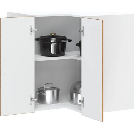 Küchen-Eckhängeschrank Lucca Altholz-Optik Holzwerkstoff