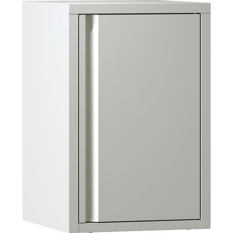 Mobiletto portaoggetti da parete in acciaio bianco 50 x 33 x 35 cm 030008887