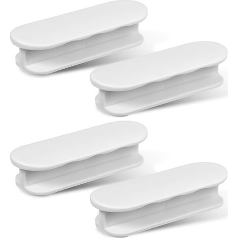 Selbstklebende Türgriffe 4 Stück 9 x 3 2 x 2 cm bohrfreie Schrankgriffe Balkontürgriffe selbstklebende Möbelgriffe aus Kunststoff geeignet für 3,2 (1/5)