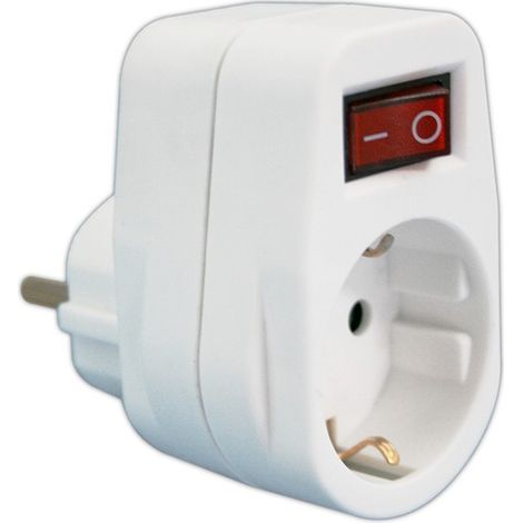 ADATTATORE 1T CON INTERRUTTORE 16A