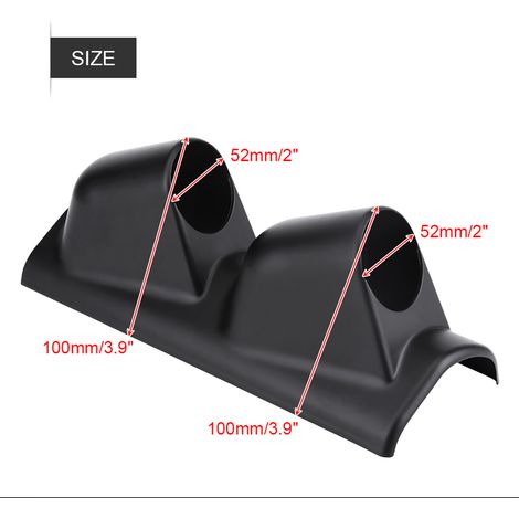 Support double 52 mm compteur support pilier support pod support étau (1/4)