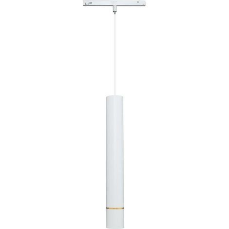 IluminaShop - Lampara Colgante Blanca para Carril Magnetico 8W Magne Chip Osram 48V Monofasico CRI 90 UGR 17 Serie Even  Blanco Calido 3000K (1/2)