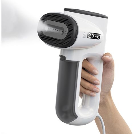 Défroisseur vapeur portable avec aspiration, compact et pliable, pas de planche à repasser nécessaire, utilisation à une main (1/5)