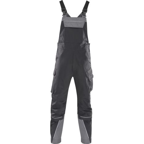 ROFA Latzhose PRO-LINE 2306 zweifarbig Größe 54 anthrazit-grau