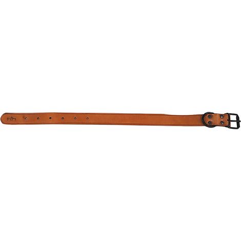 Collar de cuero liso 10 - 2,3x46 cm