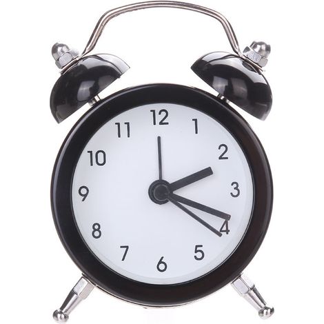 Réveil Numérique Mini Poche - Métal Inoxydable Silencieux - Lumière Nocturne Intégrée - Pour Chambre Étudiant ou Bureau - 1 Pièce