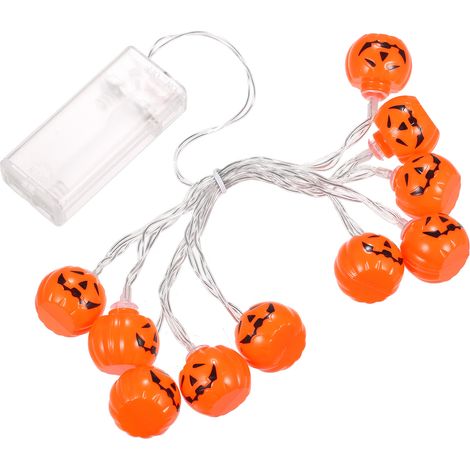 Guirnaldas de luces de Halloween, guirnaldas de luces decorativas para fiestas, guirnaldas de luces para crear un ambiente de Halloween, decoración del hogar, guirnaldas de luces para cortinas. (1/5)