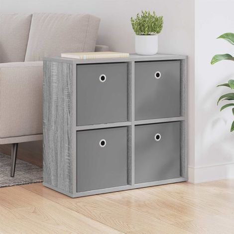 Aparador con cajón Gris 59,5 x 27 x 57 cm