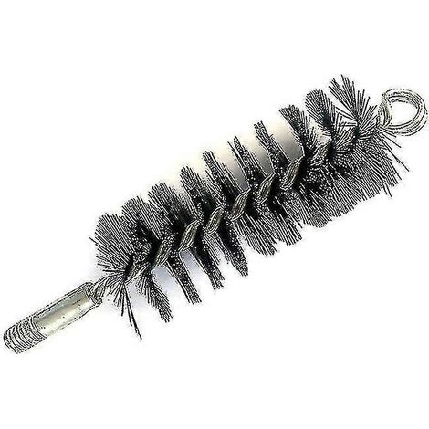 Filiyano-Brosse à suie hérisson, brosse en acier, brosse pour conduit de cheminée, nettoyage intérieur et extérieur, longueur 50 mm, 1 pièce (1/5)