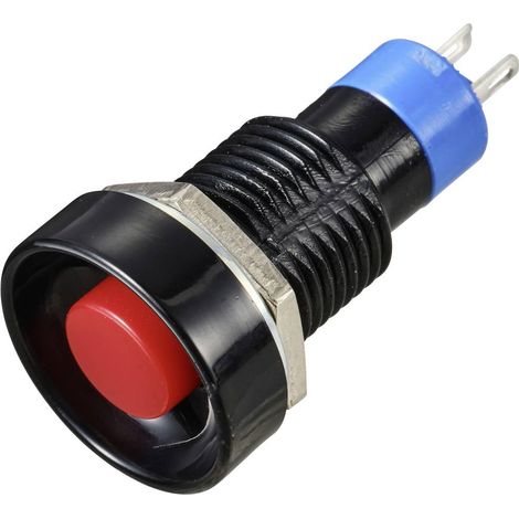 Miyama DS-263 Red Interuttore a pressione 25 V/DC 3 A OFF-(ON) 2P SPST Momentaneo 1 pz. (1/2)