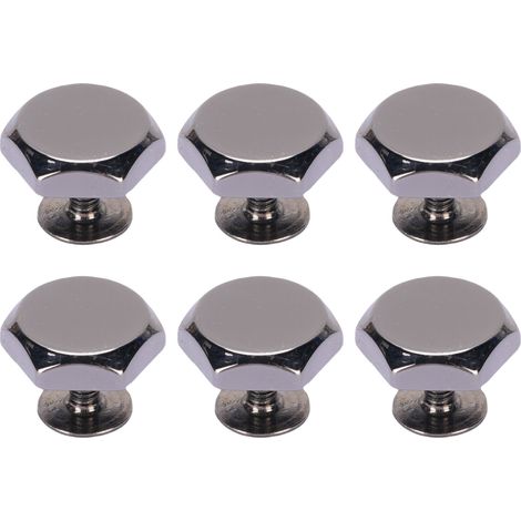 30 Sets Nieten und Schrauben, 8 mm Hohlnieten aus Zinklegierung mit Sechskantkopf, 6 mm gekreuzte Eisenschrauben für Lederarbeiten und Taschenverzierungen, Gunmetal (1/5)