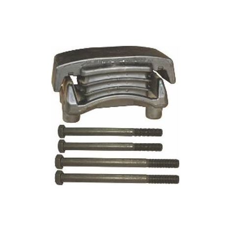 Soporte de resorte y tornillos del eje trasero izquierdo MAN 81962100555S