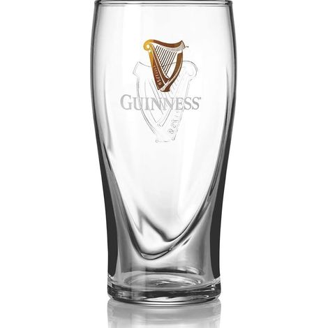 Lot de 2 verres Guinness - 16 oz - Verres à pinte irlandaise - Officiel
