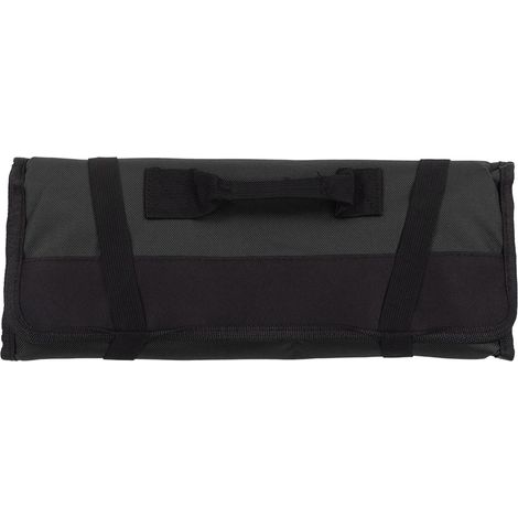 Sac de rangement polyvalent pour outils, toile Oxford épaisse résistante à l'usure et imperméable, pochette enroulable noire portable (1/5)