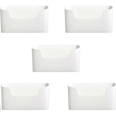 Boîte de rangement adhésive murale pour cuisine, compatible avec les portes de placards. (1/5)