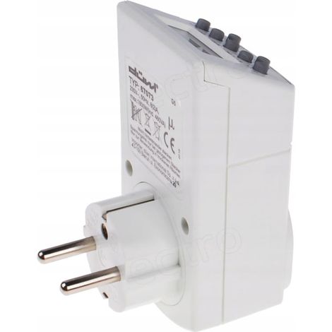 Minuterie numérique télécommandée 20 programmes IP44 2000 W (1/3)