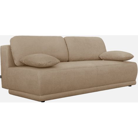 Sofá cama de chenilla, 3 plazas