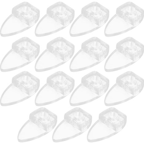 100 Clips De Fixation De Miroir En Acier 0.79X0.39X0.24 Pouces Pour Verre Et Portes D'Armoire Clips De Retenue Polyvalents Faciles À Installer Pour Meubles Et Décoration Intérieure (1/5)