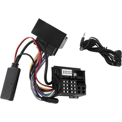Kit de câblage adaptateur Bluetooth pour autoradio (prise AUX, mains libres) compatible avec BMW E60, E63, E90 et E91. (1/5)