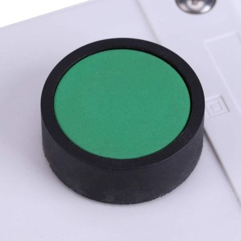 Bouton poussoir, bouton de commande de déverrouillage de porte, interrupteur à bouton-poussoir vert résistant aux intempéries, boîtier de commande à un bouton, for ouvre-porte (1/4)