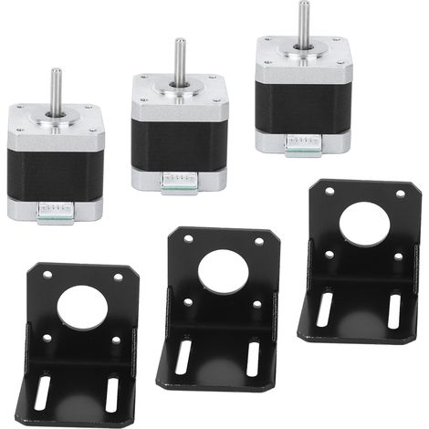 Schrittmotor aus Edelstahl, 4-adrig, bipolar, 3D-Druckerzubehör, 40 mm, 42BYGHW609, 12 V (1/5)