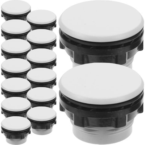 Couvercles de boutons-poussoirs en plastique, 50 unités, résistants à l'abrasion, pour boîtes (1/5)