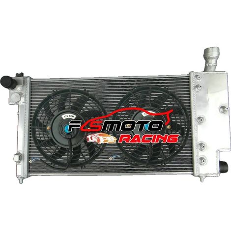 Radiateur, Alliage d'aluminium, Optimisé pour Peugeot 106 GTI S16, Compatible avec Citroën Saxo VTR, Efficacité de refroidissement améliorée, Placement avant (1/5)