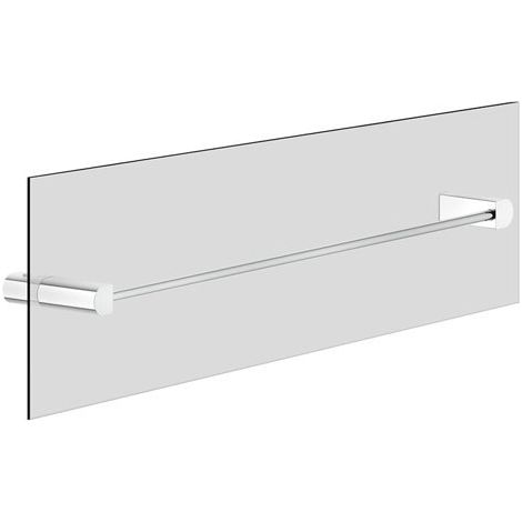 Gessi Rilievo, toallero 600 mm, montaje en pared de cristal,