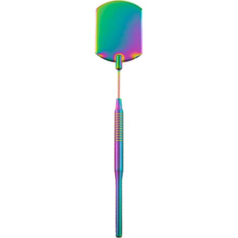 Miroir À Cils - Acier Inoxydable - Poignée Latérale Démontable - Pour Extension De Cils Et Maquillage - 1 Pièce (1/5)