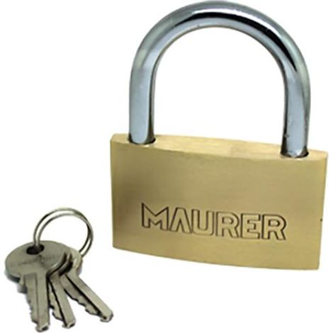 Lucchetto Standard in Ottone Maurer Misura 50 mm confezione 12 Pz