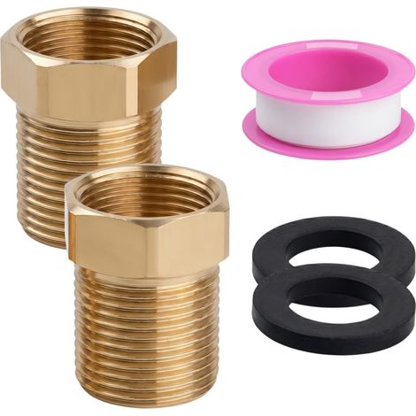 Lot de 2 Clapets Anti-Retour en Laiton 3/4" (DN20) avec Filetage Intérieur, Inoxydable et Étanche, pour Pompe de Jardin, Machine à Laver et Système d'Eau Potable (1/5)