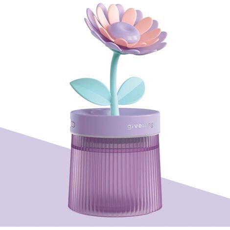 Mini umidificatore con diverse modalità, umidificatore portatile, mini umidificatore ricaricabile (viola) (1/5)