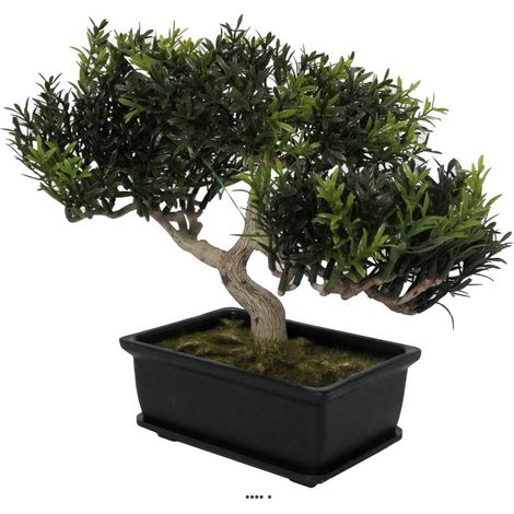 Bonsai artificiel Arbre a The H 23 cm 98 feuilles (1/3)