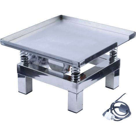 Mesa vibratoria de acero inoxidable, 3000 RPM, 220 V (1/2)